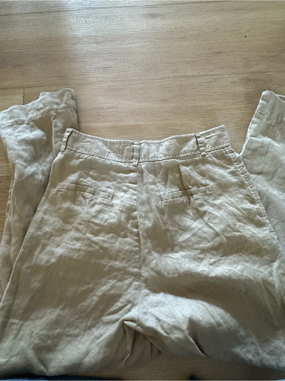 Everlane the WayHigh Drape Linen Pants Size 8